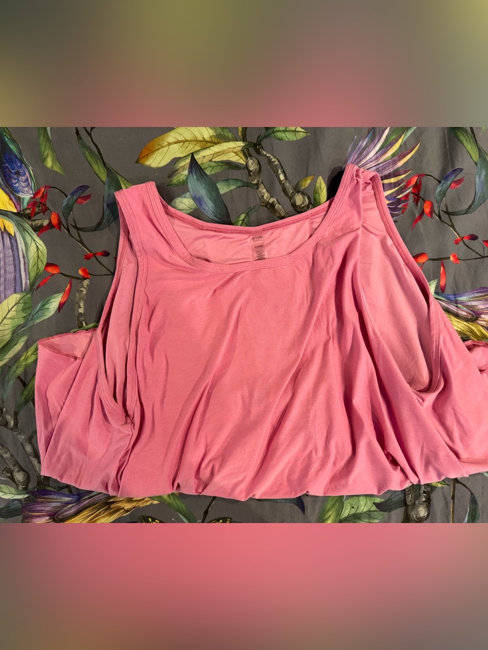 Beyond Yoga Pink Scoop Neck Tank Top NWOT